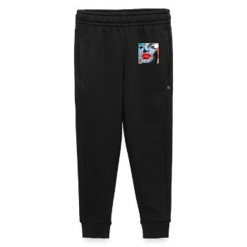 Bunte Collage Pop Art - Kinder/Teenager Premium Sweathose - Schwarz - Vorne - AI Model Kid Male (0cm)