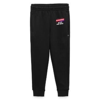 Je ne me soucie pas des dictons drôles Indifférent Relax - Pantalon de survêtement enfant/adolescent premium - noir - Devant - AI Model Kid Male (0cm)