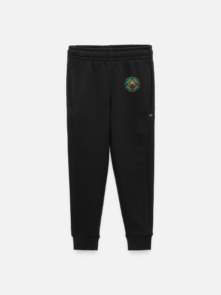 Mandala Buddha teal - Kids’/Teens' Premium Sweatpants - black
