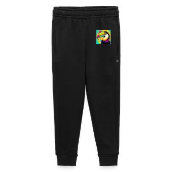Toucan Pop Art - Kids’/Teens' Premium Sweatpants - black - Front - AI Model Kid Male (0cm)