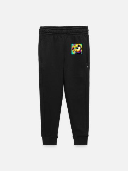 Tukan Pop Art - Kinder/Teenager Premium Sweathose - Schwarz