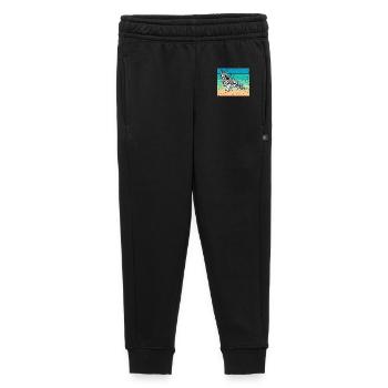 Oiseau, Jungle, Jungle, Perroquet, Zoo, Amoureux Des Animaux - Pantalon de survêtement enfant/adolescent premium - noir - Devant - AI Model Kid Male (0cm)