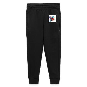Aquarelle Oiseau Volant - Pantalon de survêtement enfant/adolescent premium - noir - Devant - AI Model Kid Male (0cm)