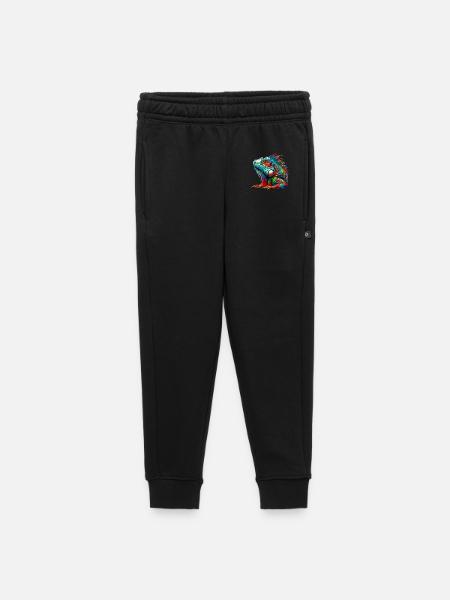 Leguan - Kinder/Teenager Premium Sweathose - Schwarz