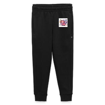 Sweet zodiac sign Taurus as pixel art - Kids’/Teens' Premium Sweatpants - black - Front - AI Model Kid Male (0cm)