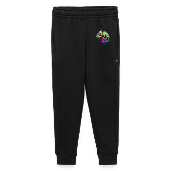 Caméléon - Pantalon de survêtement enfant/adolescent premium - noir - Devant - AI Model Kid Male (0cm)