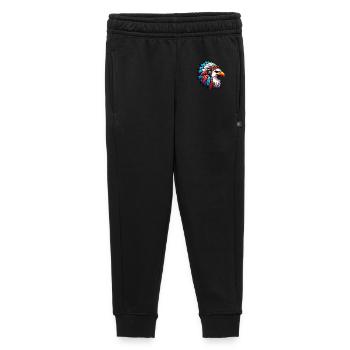 American Indian Eagle American Red Skin - Kids’/Teens' Premium Sweatpants - black - Front - AI Model Kid Male (0cm)