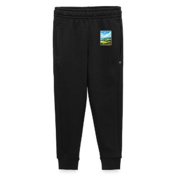 Cornouailles Aonb Voyage Affiche Peinture Souvenir WPA - Pantalon de survêtement enfant/adolescent premium - noir - Devant - AI Model Kid Male (0cm)