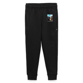 Black Canyon National Park Colorado Travel Poster - Kids’/Teens' Premium Sweatpants - black - Front - AI Model Kid Male (0cm)