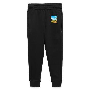 Troy Turkey Travel Poster Souvenir Postcard Paint - Kids’/Teens' Premium Sweatpants - black - Front - AI Model Kid Male (0cm)