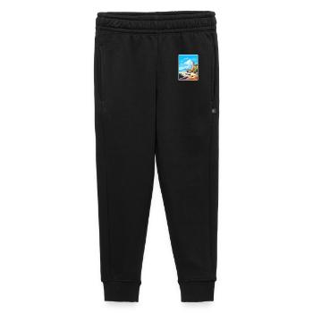 Délos Grèce Affiche de voyage Souvenir Carte Postale Peinture - Pantalon de survêtement enfant/adolescent premium - noir - Devant - AI Model Kid Male (0cm)