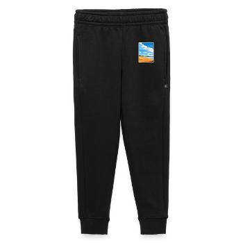 Constantine Bay Cornwall England Travel Poster WPA - Kids’/Teens' Premium Sweatpants - black - Front - AI Model Kid Male (0cm)