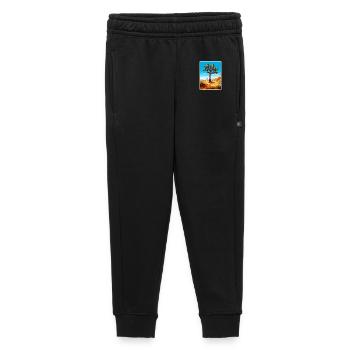 Affiche de voyage du parc national de Joshua Tree en Californie - Pantalon de survêtement enfant/adolescent premium - noir - Devant - AI Model Kid Male (0cm)
