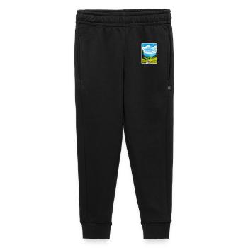 Affiche de voyage du parc national des Great Smoky Mountains - Pantalon de survêtement enfant/adolescent premium - noir - Devant - AI Model Kid Male (0cm)