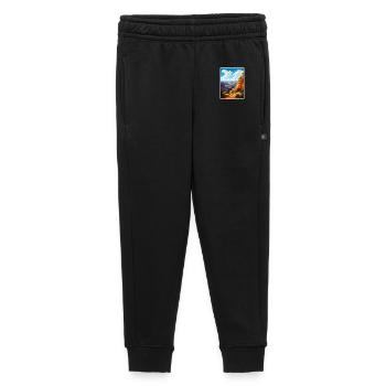 Grand Canyon National Park Arizona Travel Poster - Kids’/Teens' Premium Sweatpants - black - Front - AI Model Kid Male (0cm)