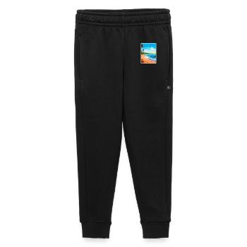 Barbade Caraïbes Voyage Affiche Souvenir Peinture WP - Pantalon de survêtement enfant/adolescent premium - noir - Devant - AI Model Kid Male (0cm)