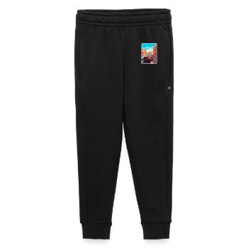 Valencia Circuit Motorsport Race Spain Travel Card - Kids’/Teens' Premium Sweatpants - black - Front - AI Model Kid Male (0cm)
