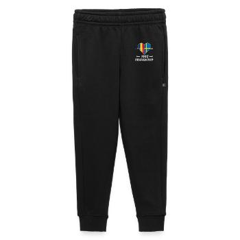 100 % amitié entre la Roumanie et la Suède - Pantalon de survêtement enfant/adolescent premium - noir - Devant - AI Model Kid Male (0cm)
