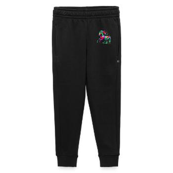 Cheval - Pantalon de survêtement enfant/adolescent premium - noir - Devant - AI Model Kid Male (0cm)