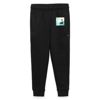 Rise Above - Pantalon de survêtement enfant/adolescent premium - noir - Devant - AI Model Kid Male (0cm)