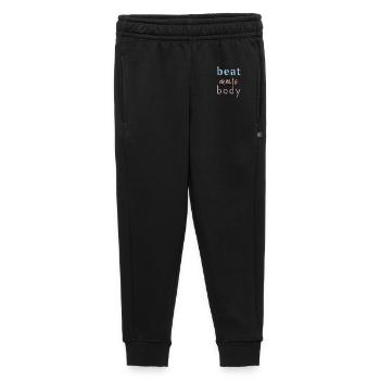 Beat Meets Body – Danse Dicton Design - Pantalon de survêtement enfant/adolescent premium - noir - Devant - AI Model Kid Male (0cm)
