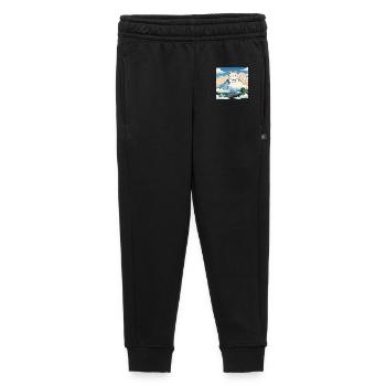 Fuji Kitten - Kids’/Teens' Premium Sweatpants - black - Front - AI Model Kid Male (0cm)