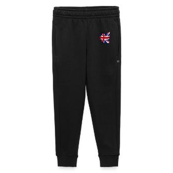 Bandera de Reino Unido - United Kingdom - Flag - Kids’/Teens' Premium Sweatpants - black - Front - AI Model Kid Male (0cm)
