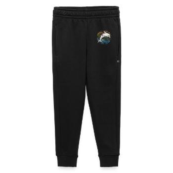 Dauphin dans des vagues abstraites - Pantalon de survêtement enfant/adolescent premium - noir - Devant - AI Model Kid Male (0cm)