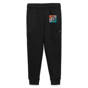 cheval - Pantalon de survêtement enfant/adolescent premium - noir - Devant - AI Model Kid Male (0cm)