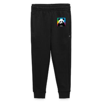 panda - Pantalon de survêtement enfant/adolescent premium - noir - Devant - AI Model Kid Male (0cm)