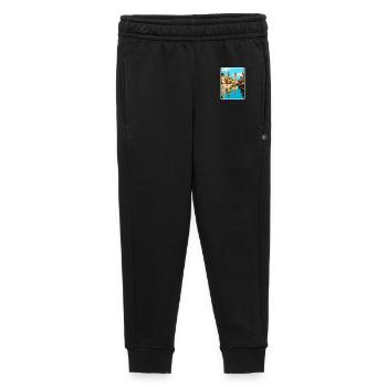 Gand, Belgique, charmante ville, Skyline, illustration - Pantalon de survêtement enfant/adolescent premium - noir - Devant - AI Model Kid Male (0cm)