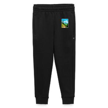 Affiche de voyage Piz Badile Suisse Paysage urbain WPA - Pantalon de survêtement enfant/adolescent premium - noir - Devant - AI Model Kid Male (0cm)