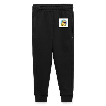 Laughing frog in cartoon style - Kids’/Teens' Premium Sweatpants - black - Front - AI Model Kid Male (0cm)