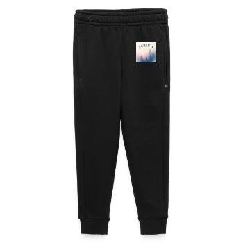 Waldlandschaft mit Dumenta Schriftzug - Kinder/Teenager Premium Sweathose - Schwarz - Vorne - AI Model Kid Male (0cm)