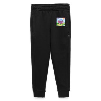 Fröhlicher Süßigkeitenwald Viel Spaß! -Text - Kinder/Teenager Premium Sweathose - Schwarz - Vorne - AI Model Kid Male (0cm)