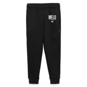 Melo Uruguay Uruguayan - Kids’/Teens' Premium Sweatpants - black - Front - AI Model Kid Male (0cm)