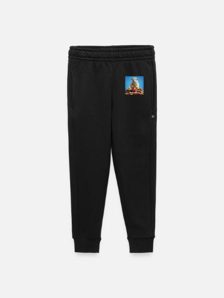 Bling Sheep with Coin Chains - Kids’/Teens' Premium Sweatpants - black