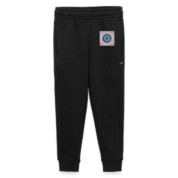Grey_0001 - Kids’/Teens' Premium Sweatpants - black - Front - AI Model Kid Male (0cm)
