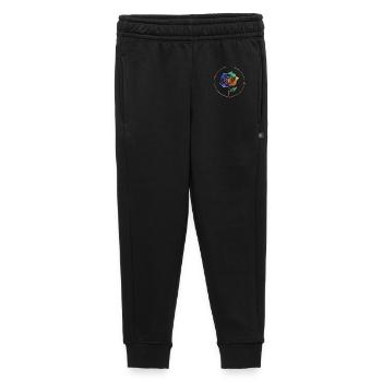 Flower Ring Colour Play - Kids’/Teens' Premium Sweatpants - black - Front - AI Model Kid Male (0cm)