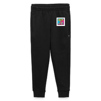 Fête de Snacks Dessin Popcorn - Pantalon de survêtement enfant/adolescent premium - noir - Devant - AI Model Kid Male (0cm)