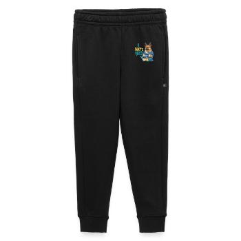 Schäferhund Kaffee Morgenmuffel Lustig Hund - Kinder/Teenager Premium Sweathose - Schwarz - Vorne - AI Model Kid Male (0cm)
