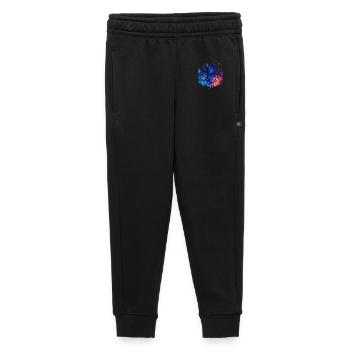 Trio de chats néon Galaxy - Pantalon de survêtement enfant/adolescent premium - noir - Devant - AI Model Kid Male (0cm)
