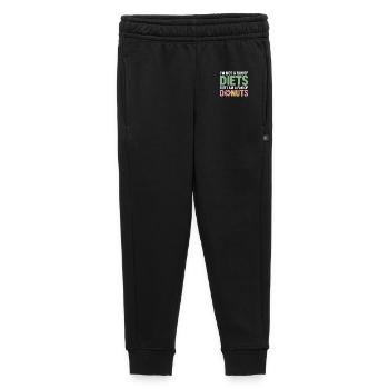 Not A Fan Of Diets Fan Of Donuts Dietitian Pro  - Kids’/Teens' Premium Sweatpants - black - Front - AI Model Kid Male (0cm)