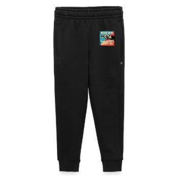 Aufschieber, vereinigt euch ... Morgen – Lustiger Aufschieber - Kinder/Teenager Premium Sweathose - Schwarz - Vorne - AI Model Kid Male (0cm)