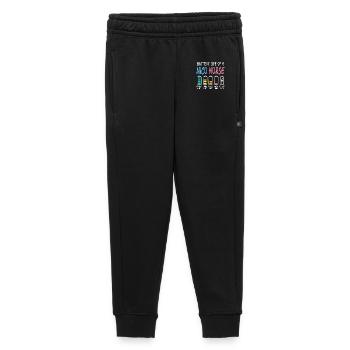 Battery Level of a Neonatal Caregiver Humor - Kids’/Teens' Premium Sweatpants - black - Front - AI Model Kid Male (0cm)