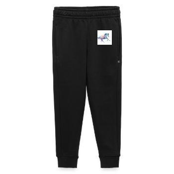 Rainbow Watercolor Gallop Horse - Kids’/Teens' Premium Sweatpants - black - Front - AI Model Kid Male (0cm)