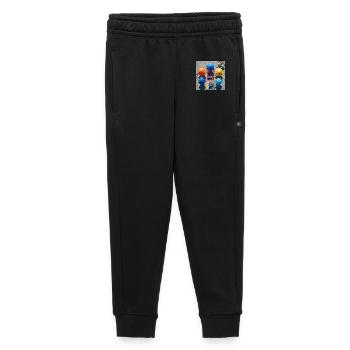 Bunter Rückzugsort am Strand - Kinder/Teenager Premium Sweathose - Schwarz - Vorne - AI Model Kid Male (0cm)