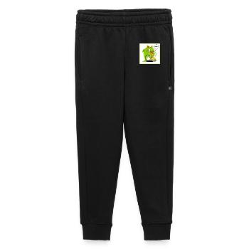 Catfish dressed as a cat slurping noodles - Kids’/Teens' Premium Sweatpants - black - Front - AI Model Kid Male (0cm)