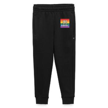 Love is for Everyone - Antifa Rainbow Tee - Kids’/Teens' Premium Sweatpants - black - Front - AI Model Kid Male (0cm)