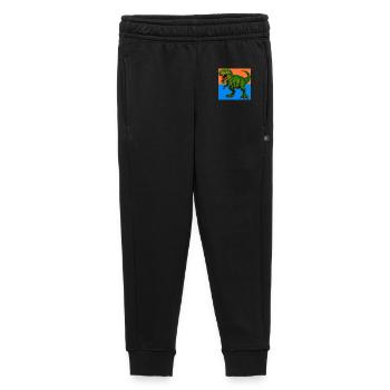 dinosaur - Kids’/Teens' Premium Sweatpants - black - Front - AI Model Kid Male (0cm)